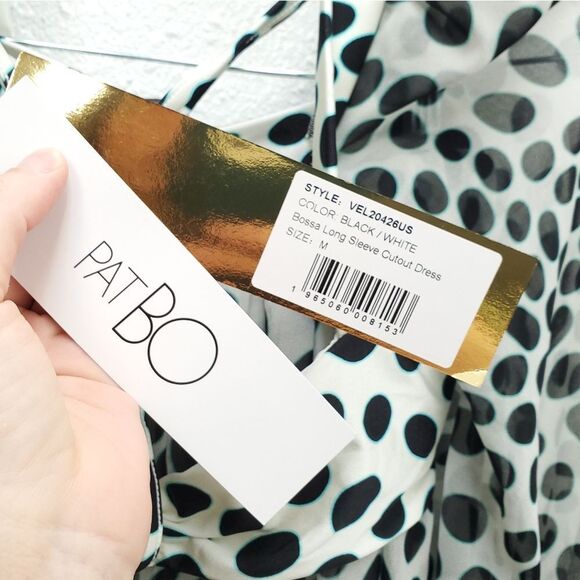 NWT PatBO Bossa Long Sleeve Cutout Dress - Picture 16 of 16